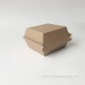 Disposable paper corrugated burger box